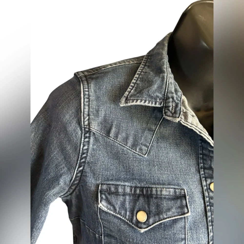 LEVI'S WOMEN'S Medium WASH DENIM LONG SLEEVE PEARL SNAP ULTIMATE
WESTERN SHIRT S - Picture 6 of 14